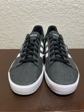 adidas Kids Black and White Slip-On Sneaker